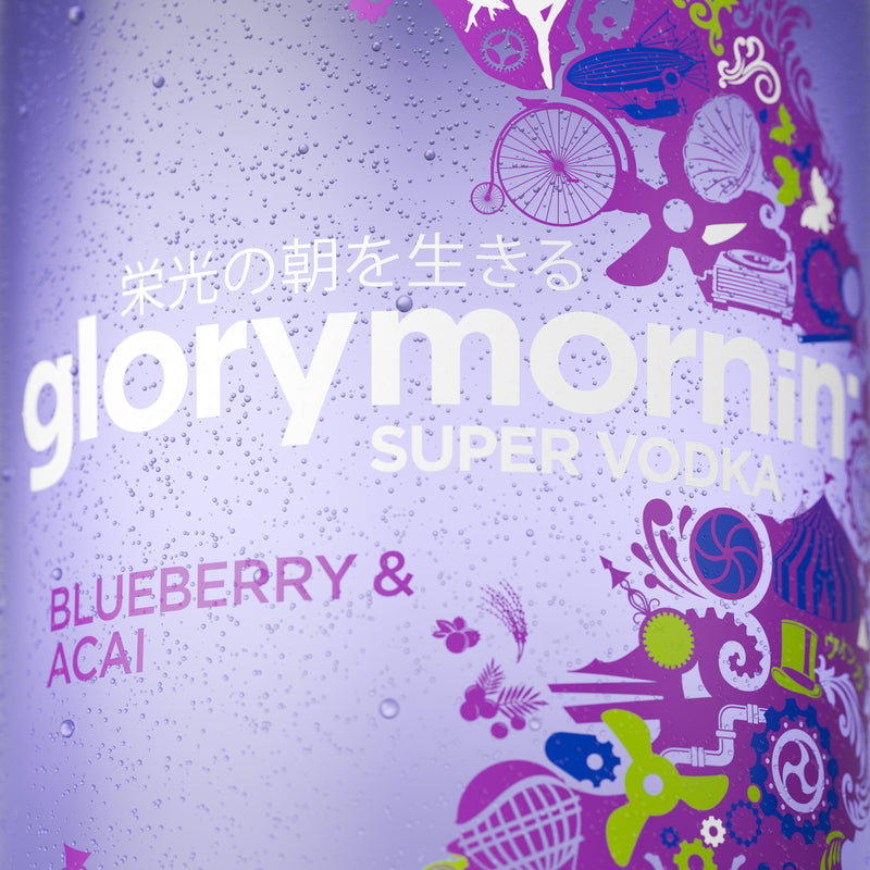 GLORY MORNIN\' SUPER VODKA Vodka from Glory Mornin\' - Super Vodka & - made Acai – Blueberry Premium