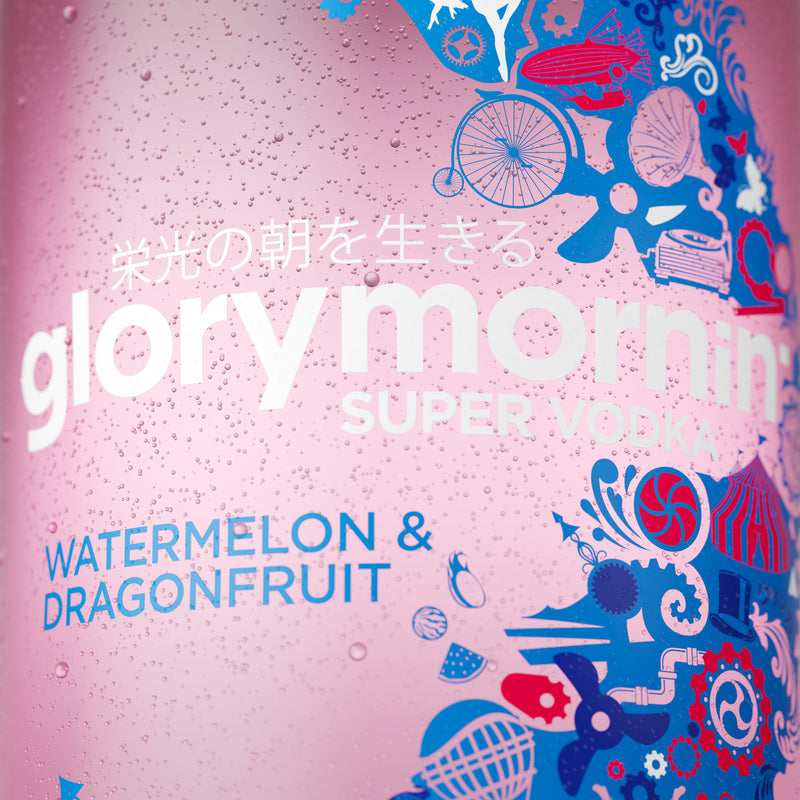 m VODKA Vodka - GLORY Mornin\' Watermelon - Premium Vodka Glory SUPER Dragonfruit MORNIN\' – Super &